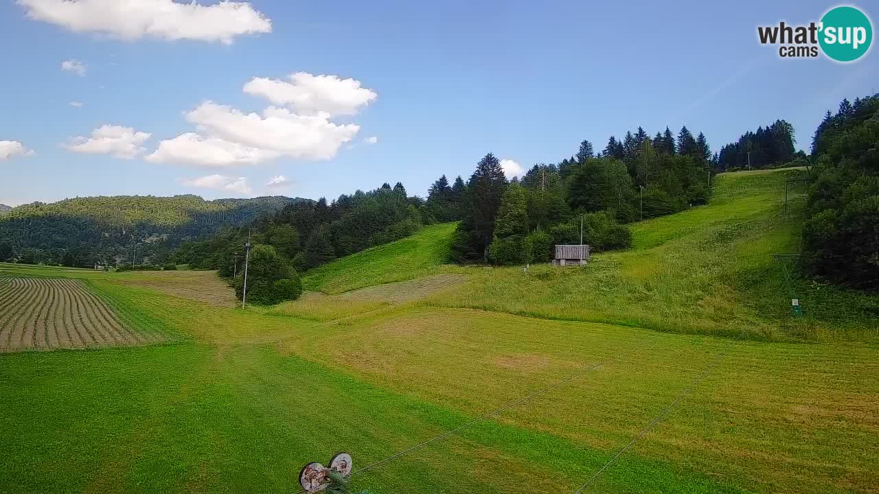 Cámara web Smučišče Senožeta – Estación de esquí en Srednja Vas cerca de Bohinj
