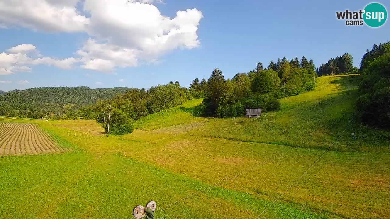 Webcam Smučišče Senožeta – Stazione sciistica a Srednja Vas vicino Bohinj