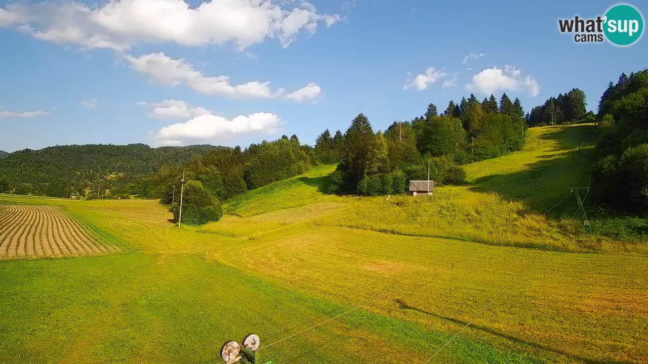 Webcam Smučišče Senožeta – Station de ski à Srednja Vas près de Bohinj