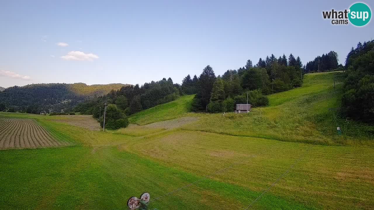 Web kamera Smučišče Senožeta – Skijalište u Srednjoj Vasi kod Bohinja