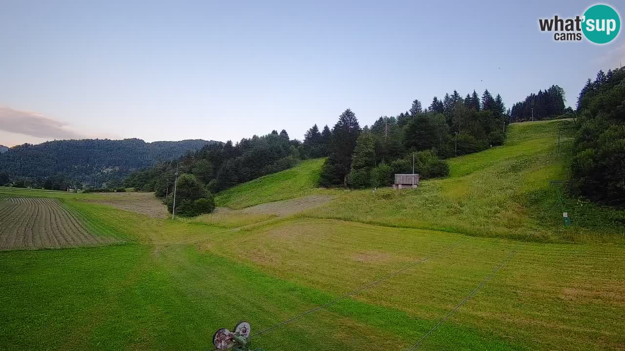 Webcam Smučišče Senožeta – Stazione sciistica a Srednja Vas vicino Bohinj