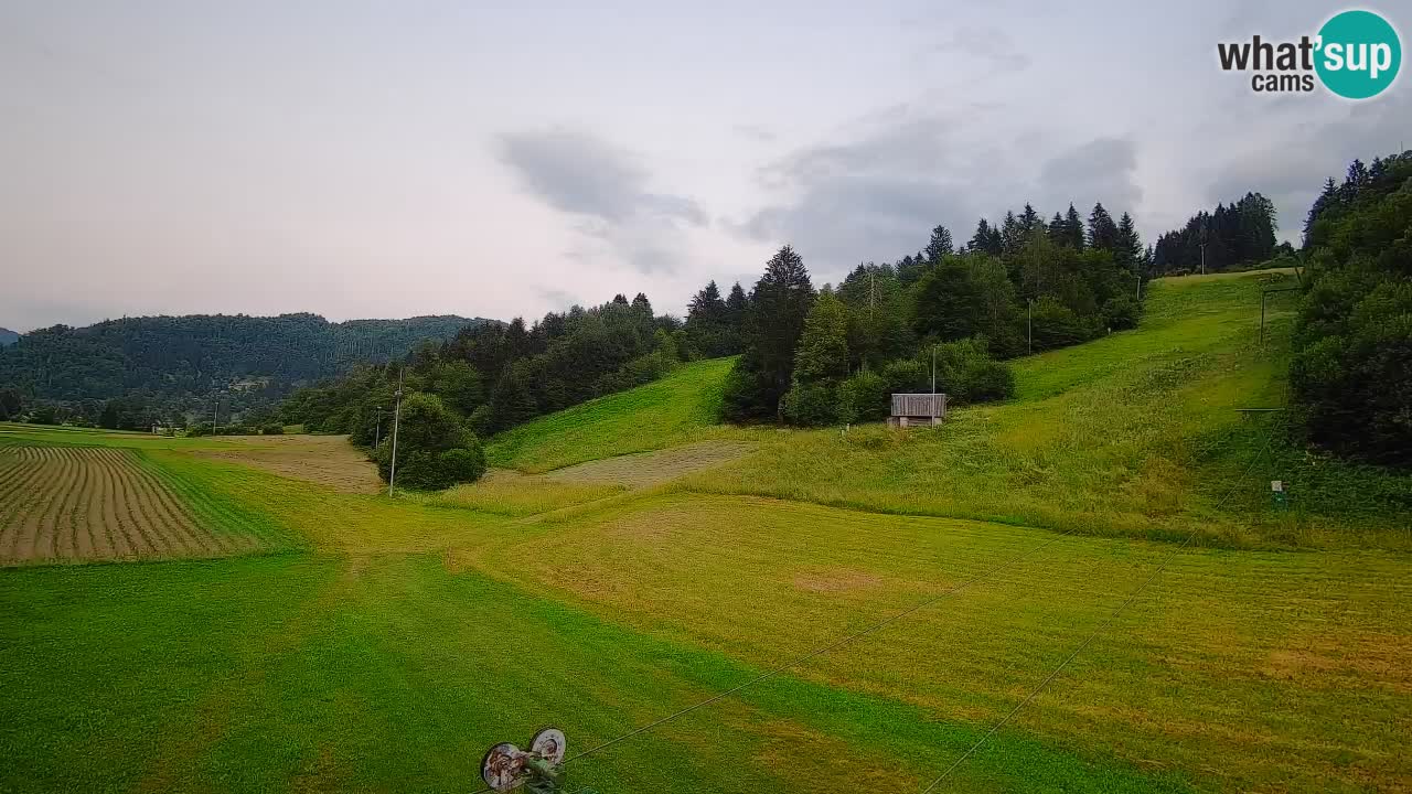 Webcam Smučišče Senožeta – Ski Resort Live View near Bohinj