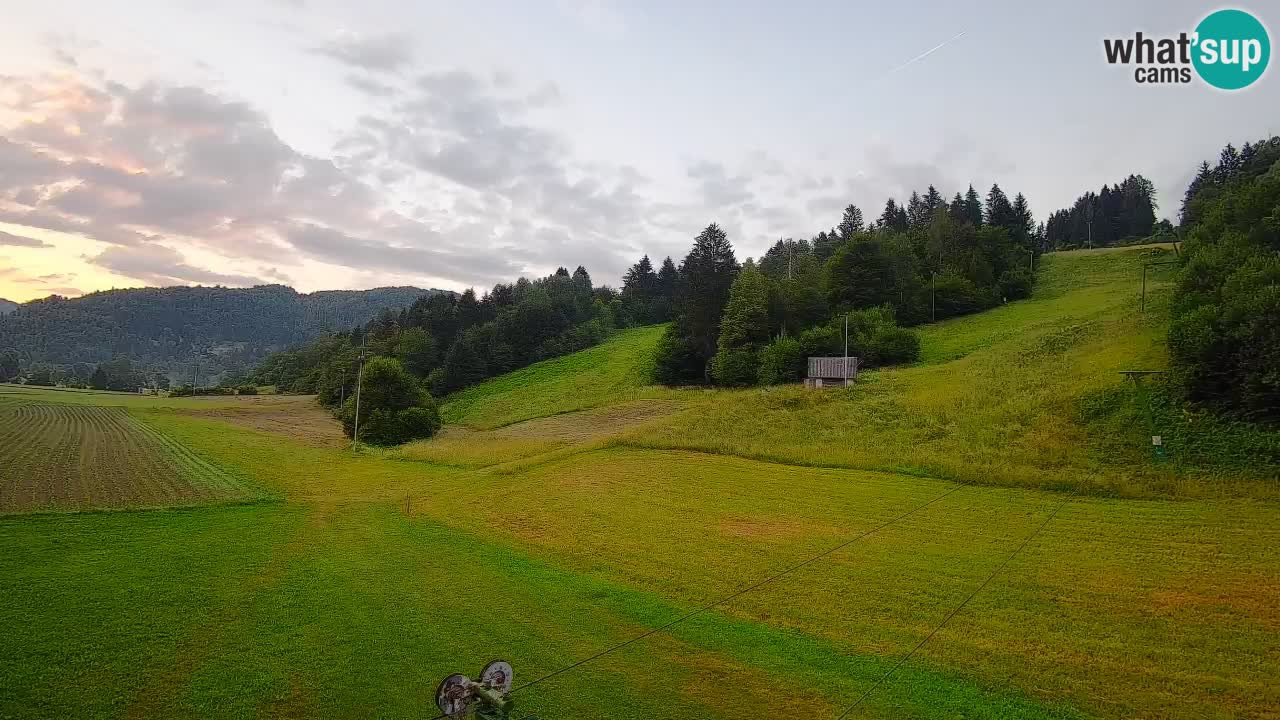 Cámara web Smučišče Senožeta – Estación de esquí en Srednja Vas cerca de Bohinj
