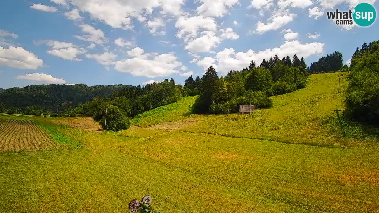 Webcam Smučišče Senožeta – Ski Resort Live View near Bohinj