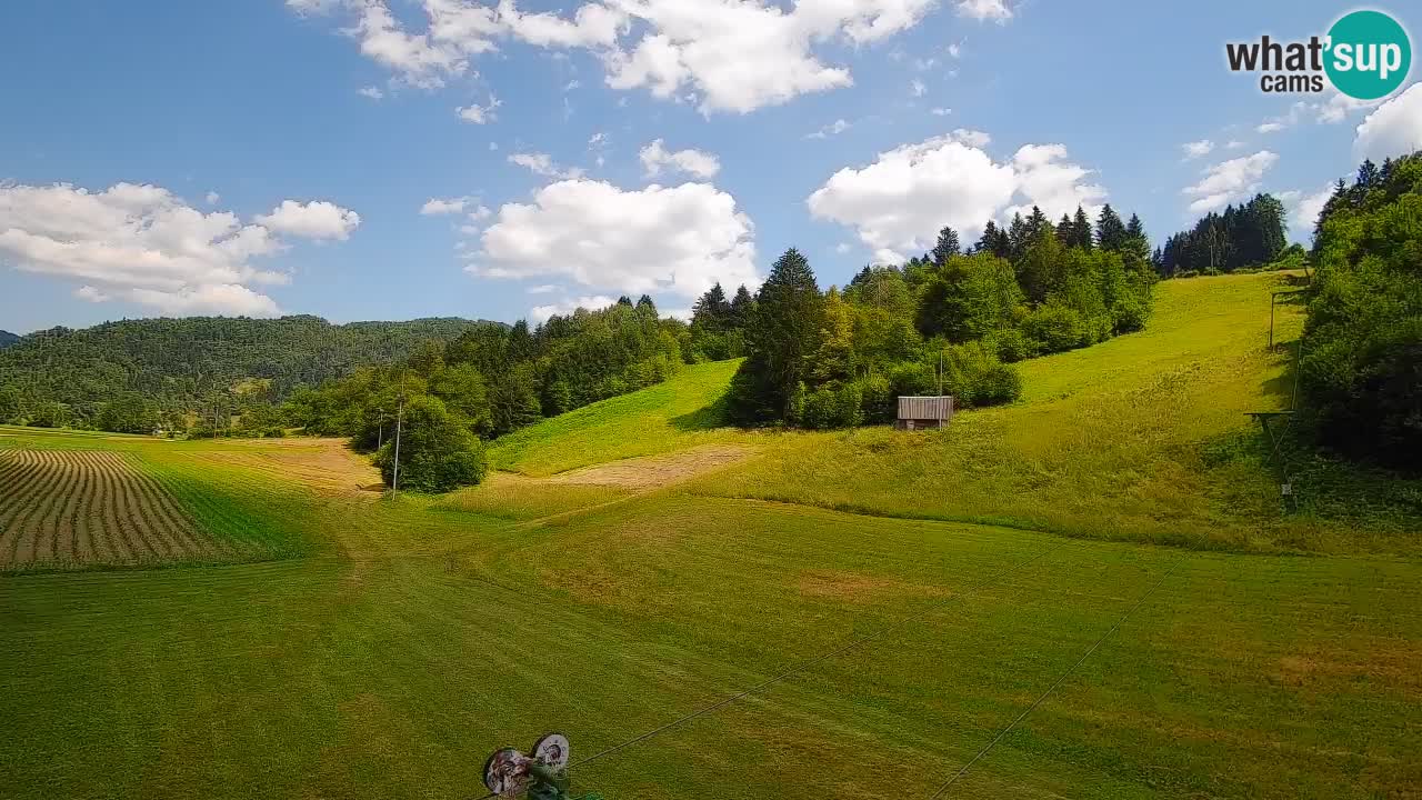 Webcam Smučišče Senožeta – Ski Resort Live View near Bohinj