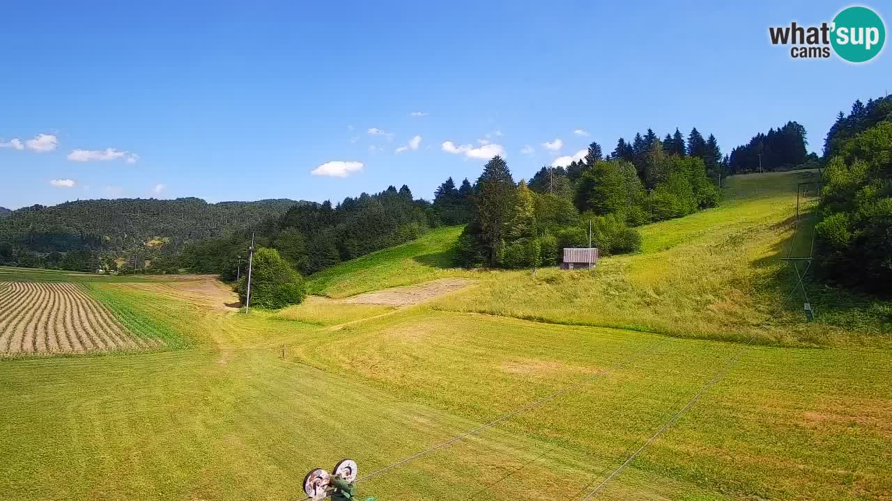 Webcam Smučišče Senožeta – Ski Resort Live View near Bohinj