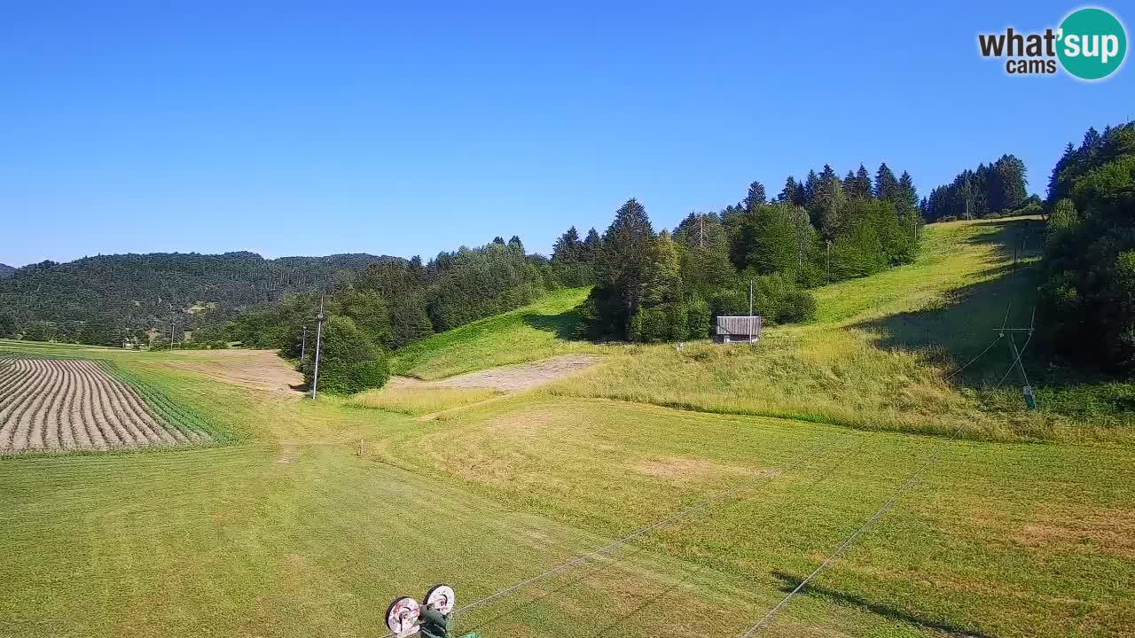 Webcam Smučišče Senožeta – Ski Resort Live View near Bohinj