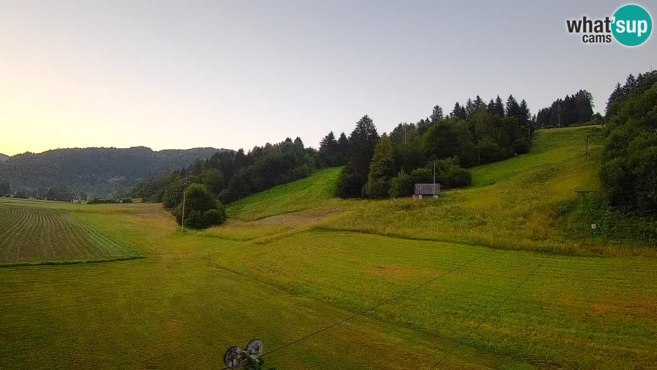 Webcam Smučišče Senožeta – Stazione sciistica a Srednja Vas vicino Bohinj