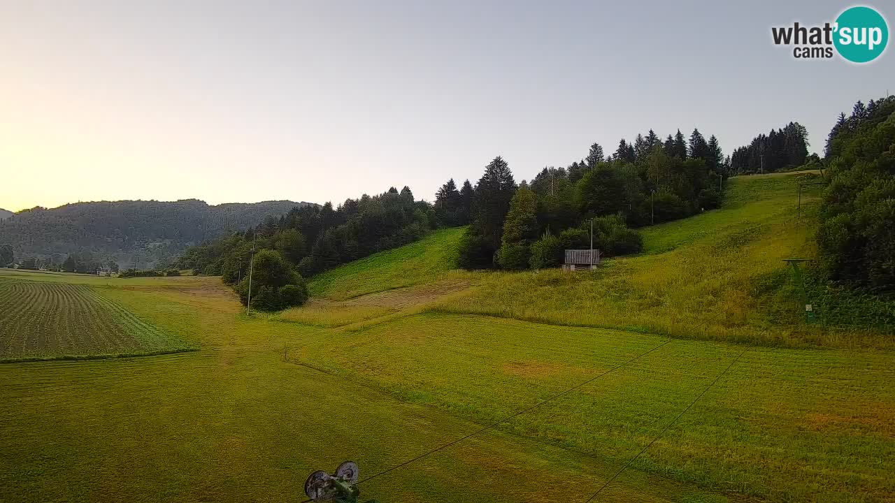 Webcam Smučišče Senožeta – Ski Resort Live View near Bohinj