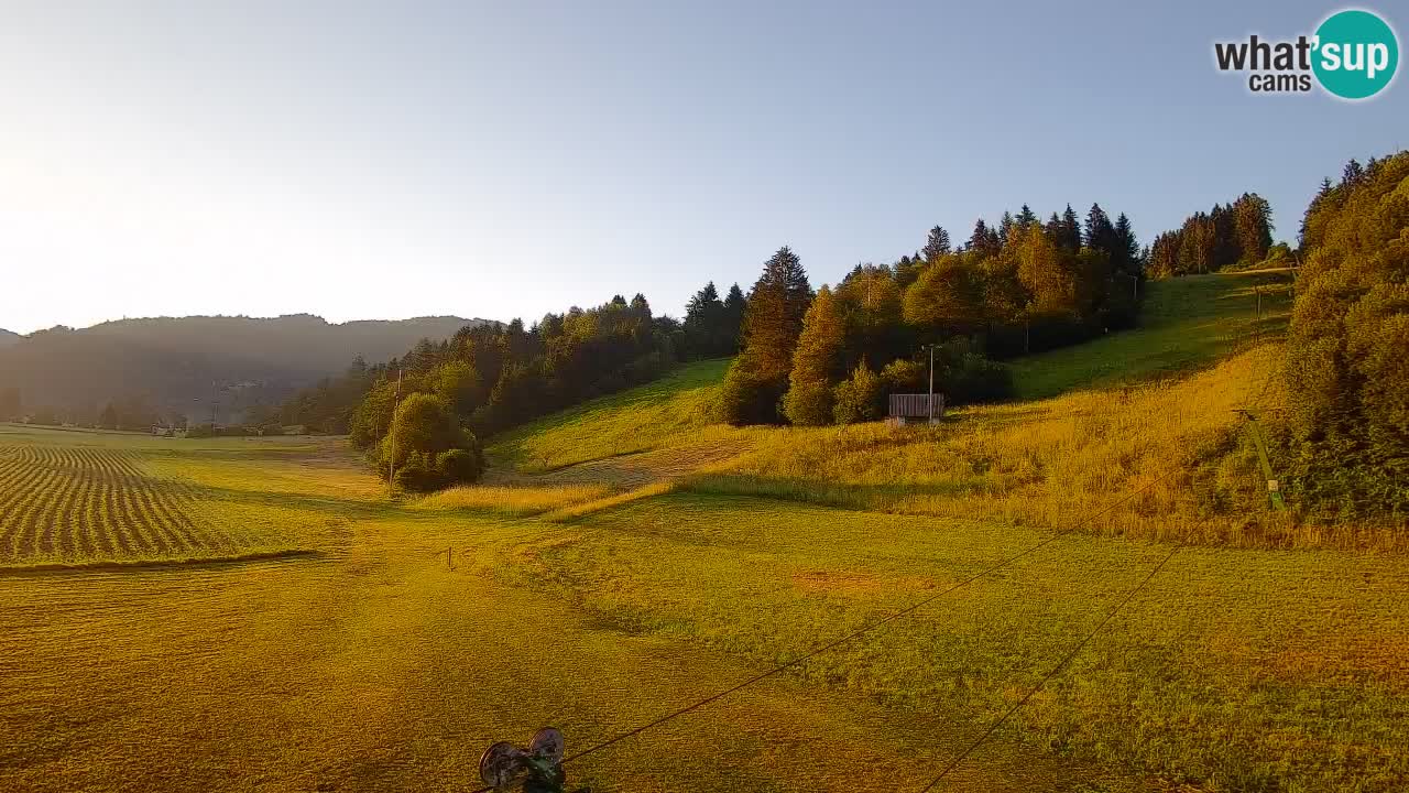 Webcam Smučišče Senožeta – Ski Resort Live View near Bohinj