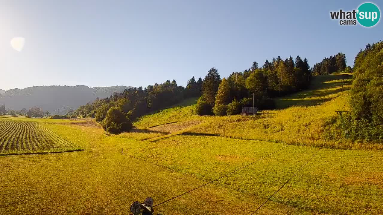 Webcam Smučišče Senožeta – Ski Resort Live View near Bohinj