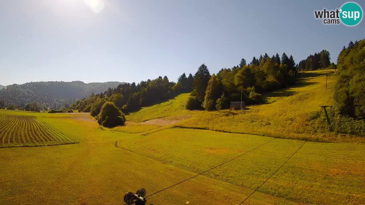 Webcam Smučišče Senožeta – Stazione sciistica a Srednja Vas vicino Bohinj