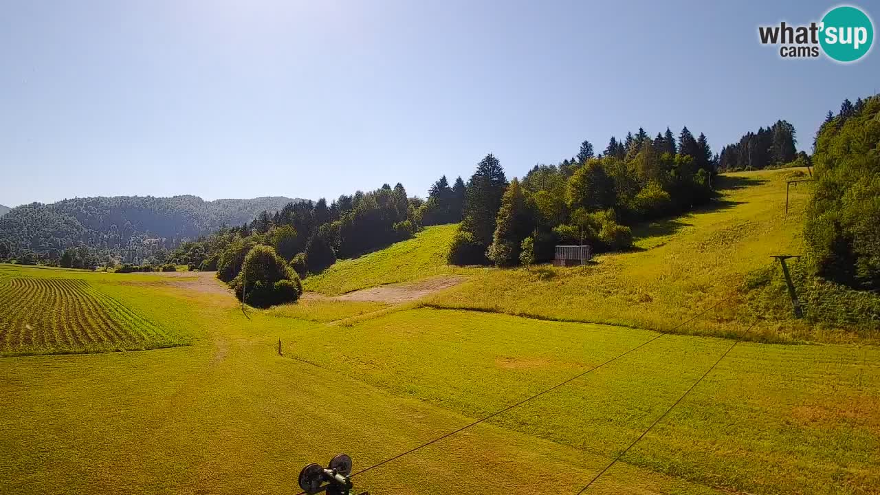 Webcam Smučišče Senožeta – Ski Resort Live View near Bohinj