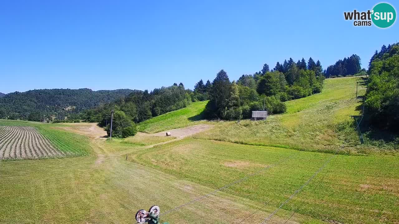 Webcam Smučišče Senožeta – Ski Resort Live View near Bohinj