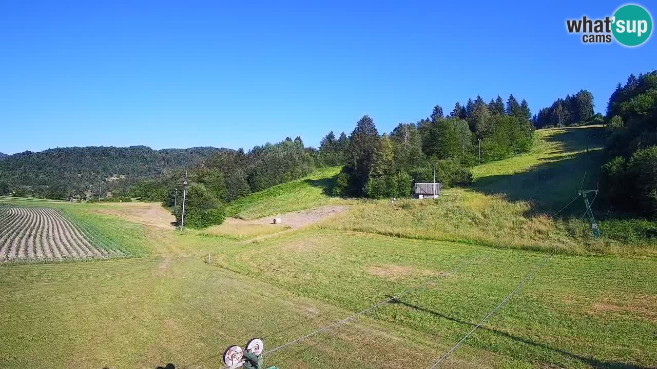 Cámara web Smučišče Senožeta – Estación de esquí en Srednja Vas cerca de Bohinj