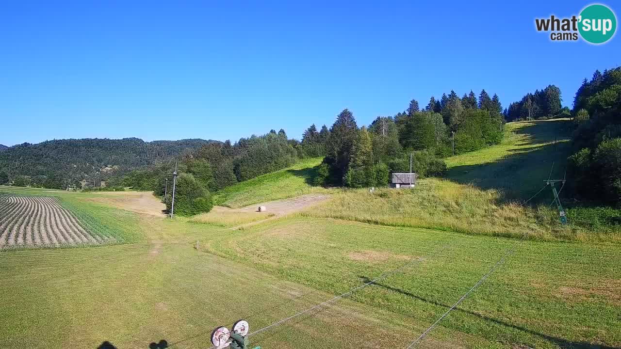 Cámara web Smučišče Senožeta – Estación de esquí en Srednja Vas cerca de Bohinj