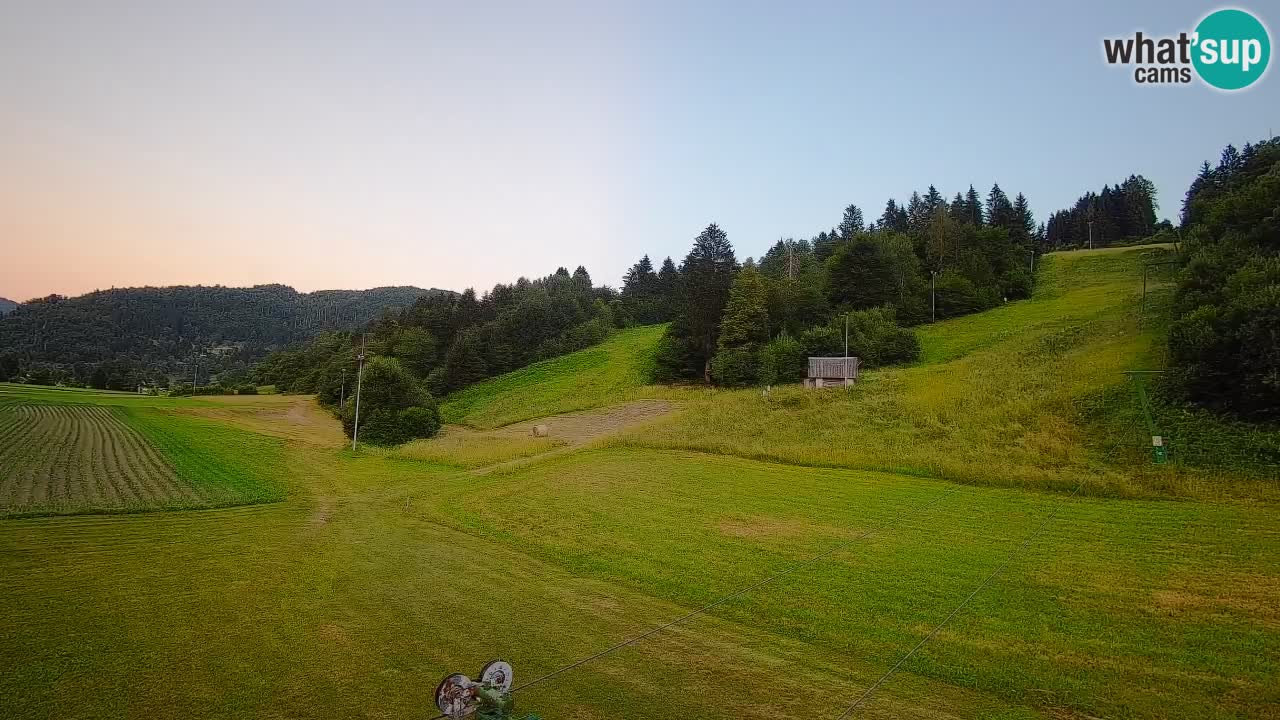 Webcam Smučišče Senožeta – Stazione sciistica a Srednja Vas vicino Bohinj