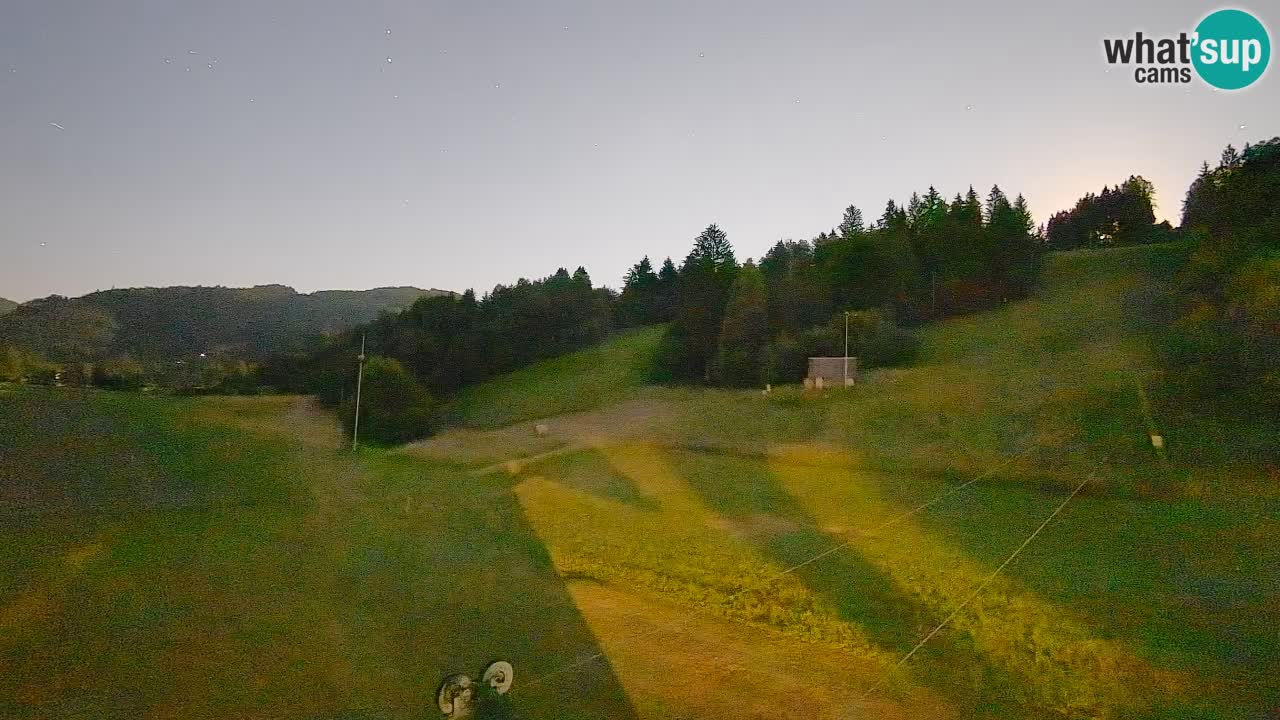 Cámara web Smučišče Senožeta – Estación de esquí en Srednja Vas cerca de Bohinj