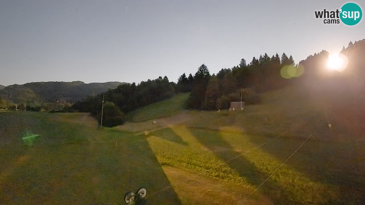 Webcam Smučišče Senožeta – Station de ski à Srednja Vas près de Bohinj