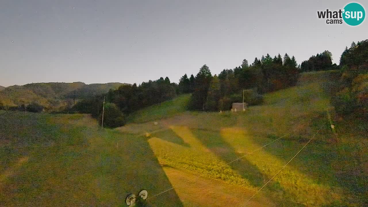 Webcam Smučišče Senožeta – Ski Resort Live View near Bohinj