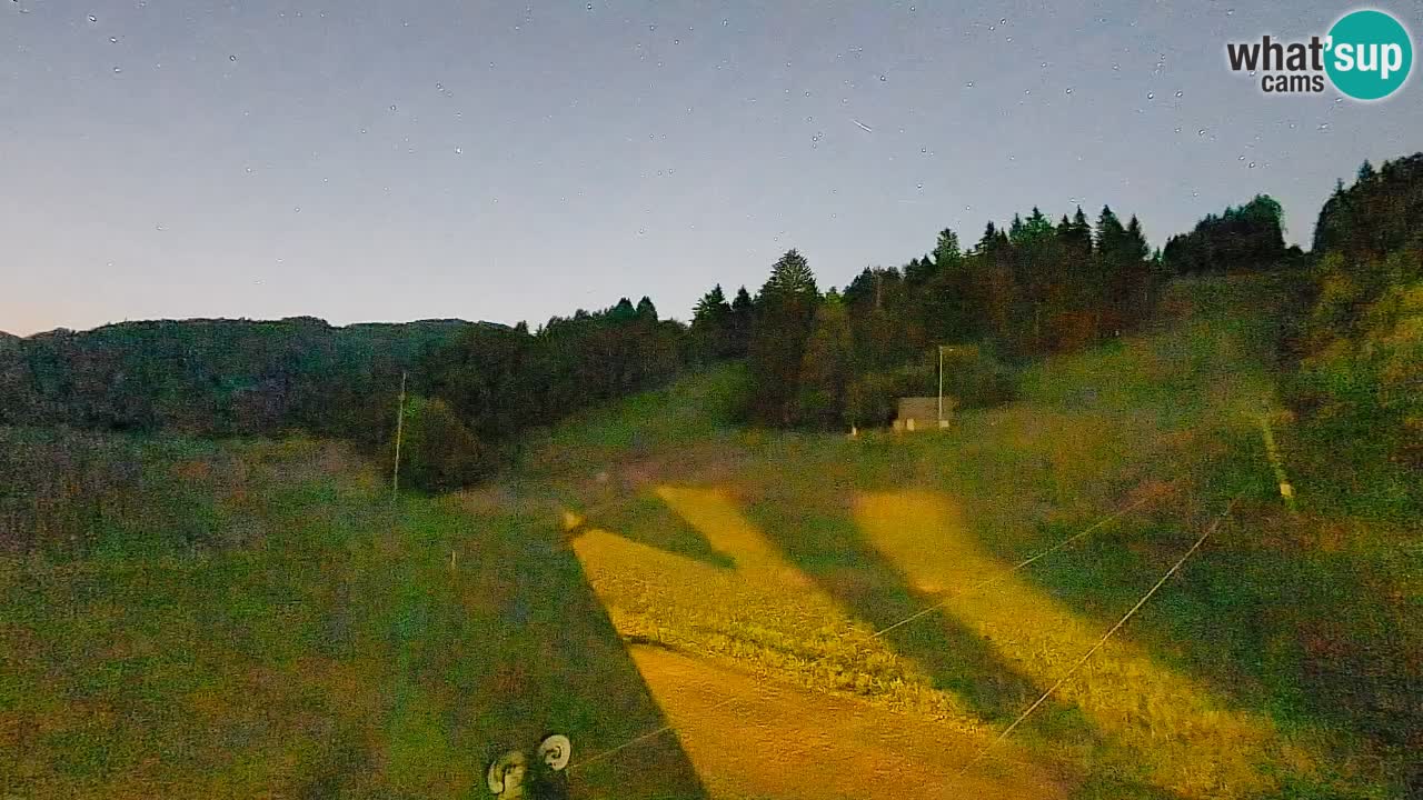Webcam Smučišče Senožeta – Ski Resort Live View near Bohinj