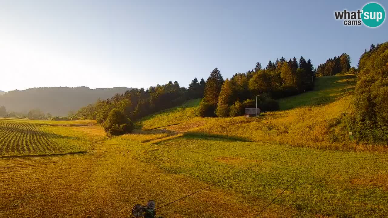 Webcam Smučišče Senožeta – Ski Resort Live View near Bohinj