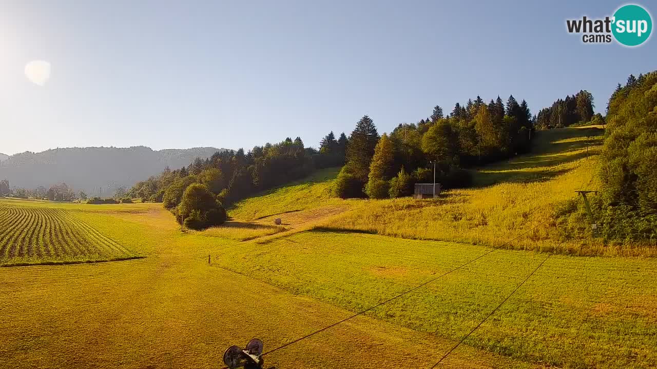 Webcam Smučišče Senožeta – Ski Resort Live View near Bohinj
