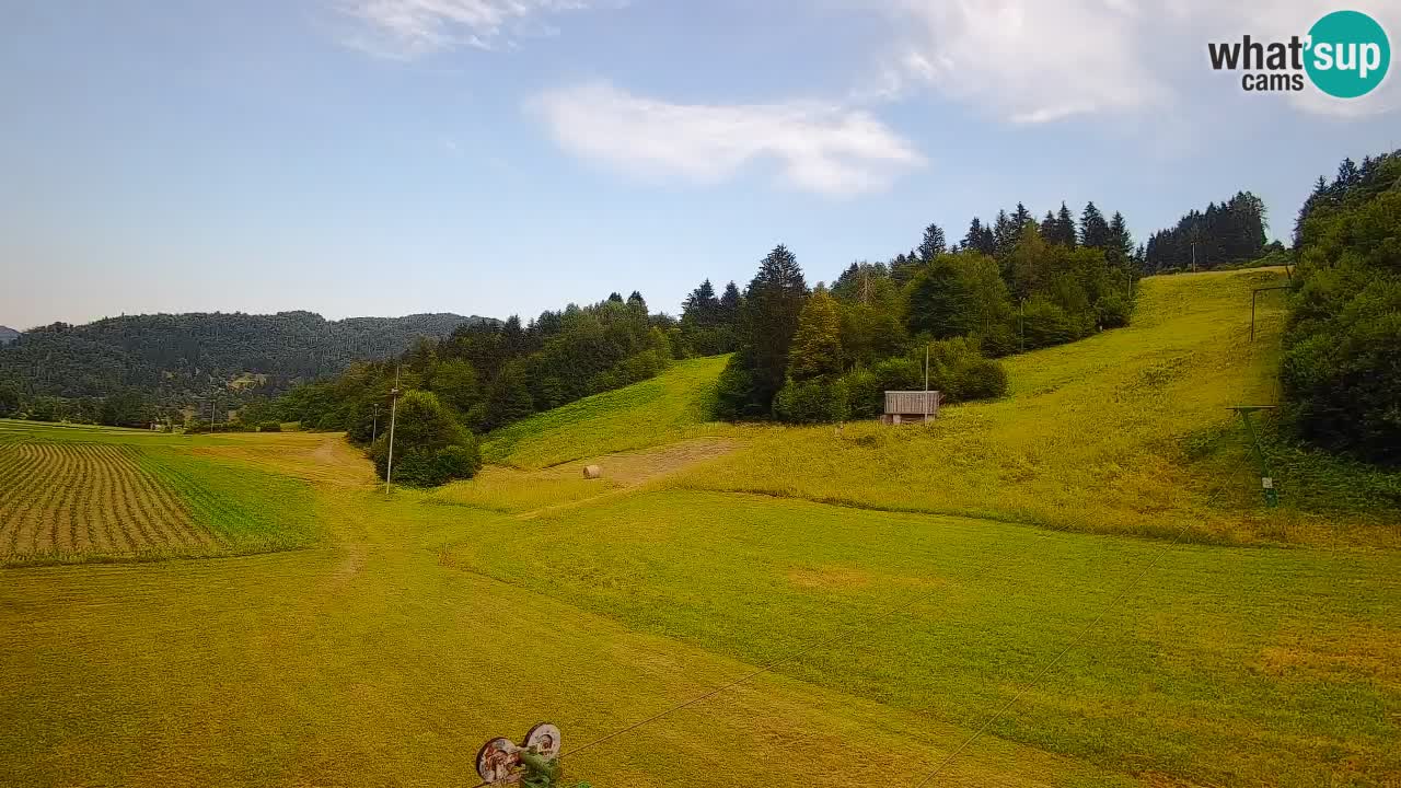 Webcam Smučišče Senožeta – Ski Resort Live View near Bohinj