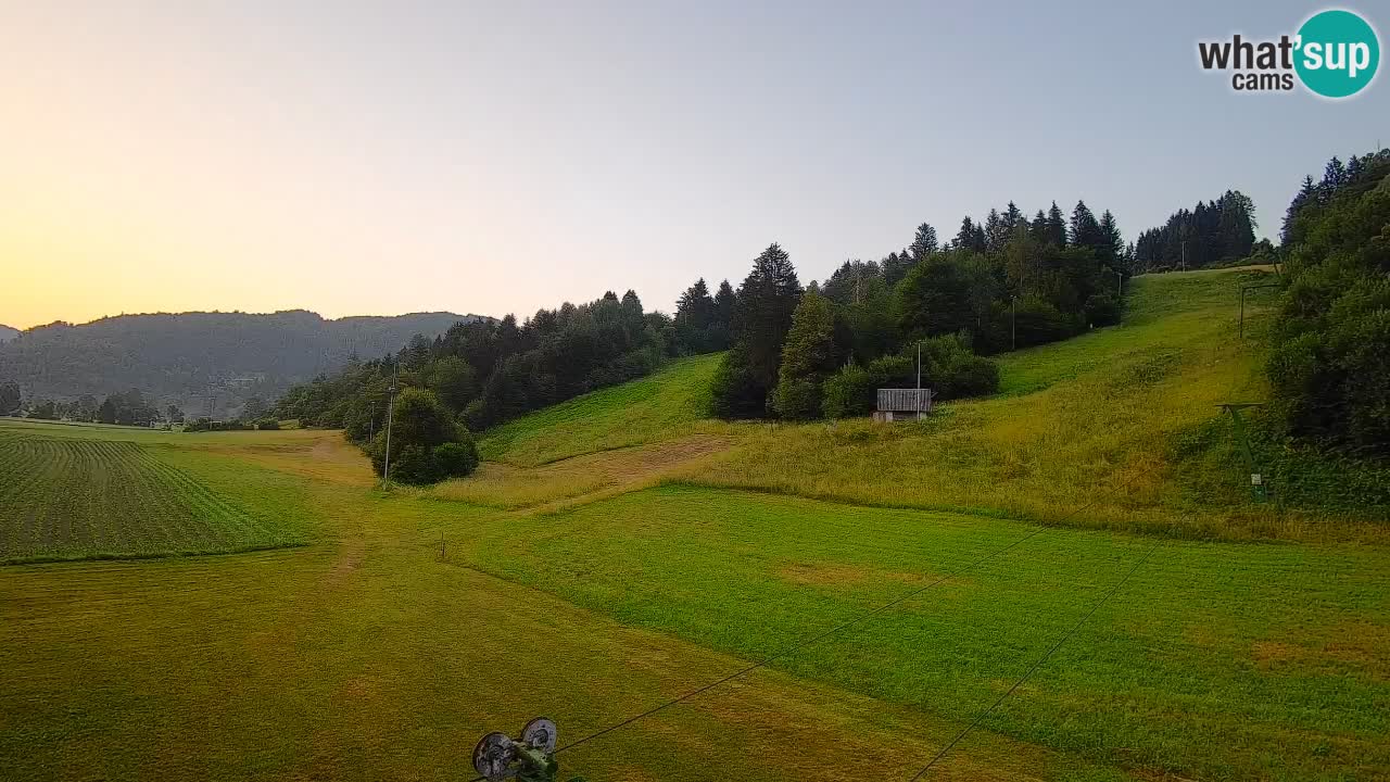 Webcam Smučišče Senožeta – Stazione sciistica a Srednja Vas vicino Bohinj