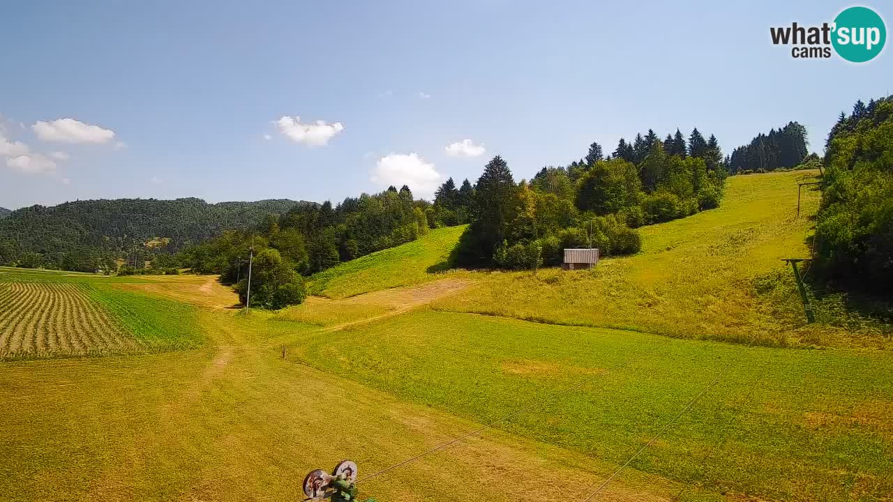 Webcam Smučišče Senožeta – Ski Resort Live View near Bohinj