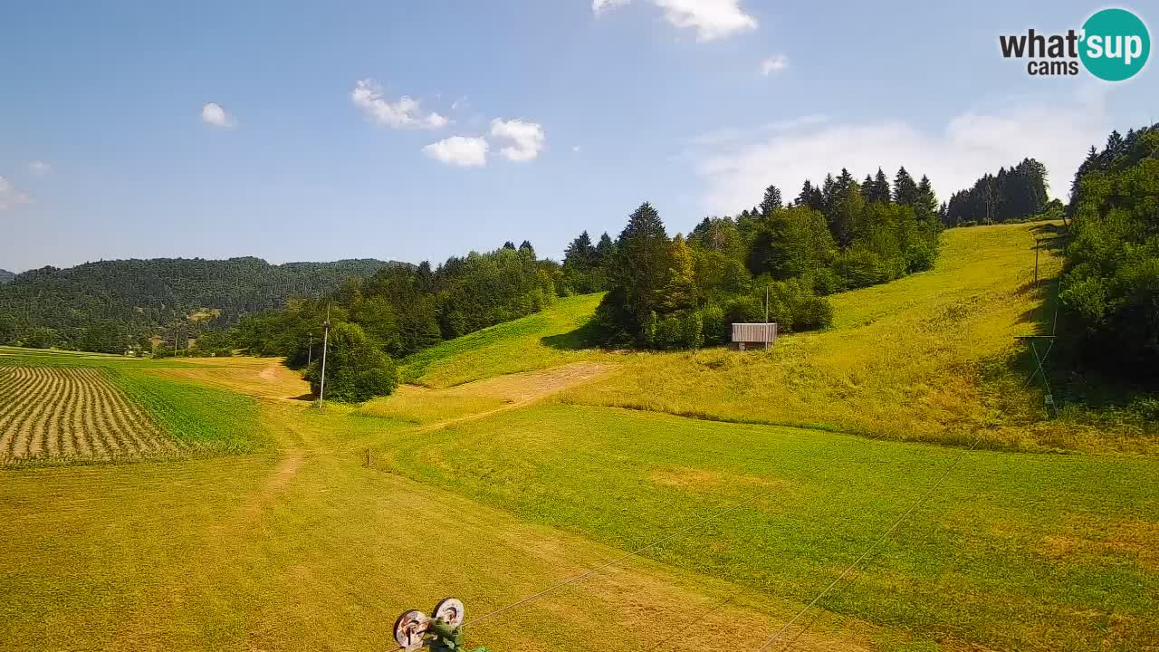 Webcam Smučišče Senožeta – Stazione sciistica a Srednja Vas vicino Bohinj