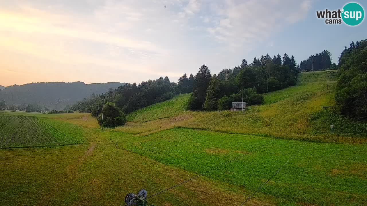Webcam Smučišče Senožeta – Ski Resort Live View near Bohinj
