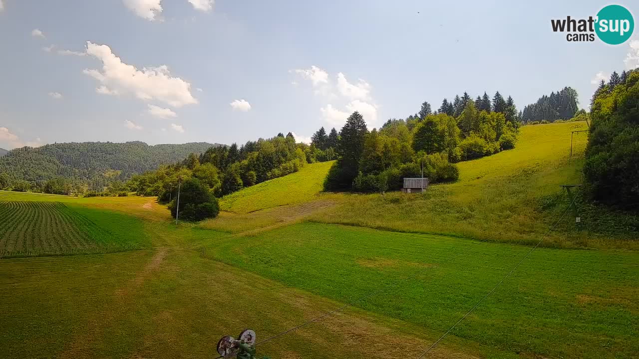 Webcam Smučišče Senožeta – Station de ski à Srednja Vas près de Bohinj
