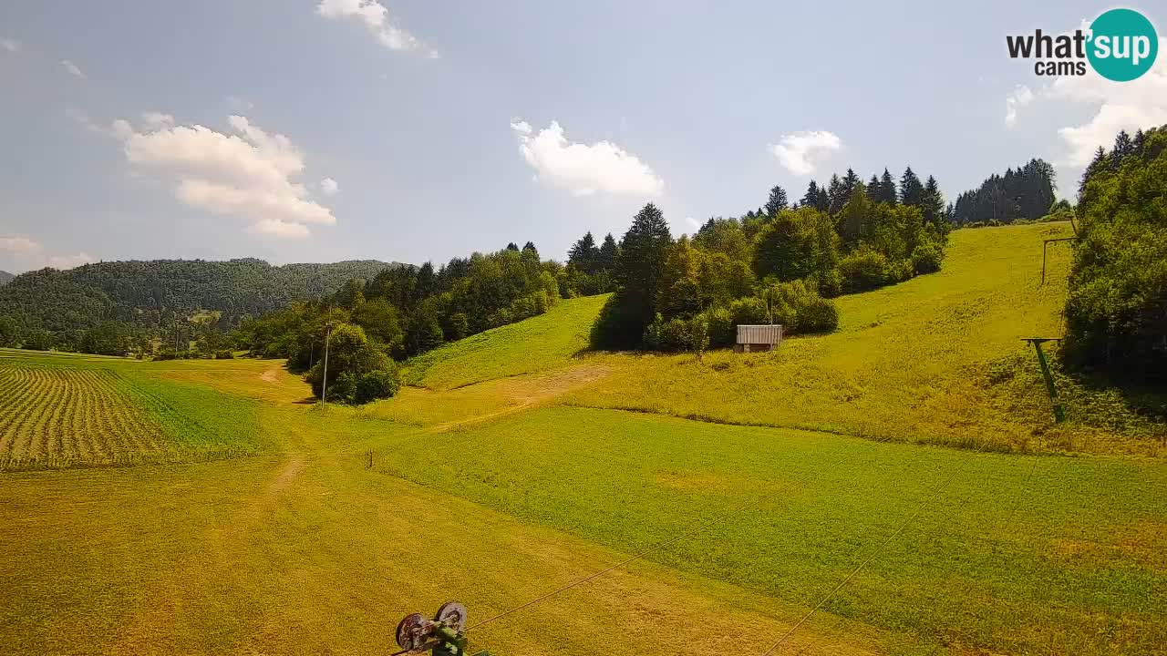 Webcam Smučišče Senožeta – Stazione sciistica a Srednja Vas vicino Bohinj