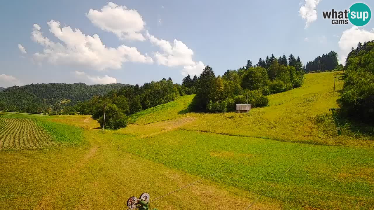 Webcam Smučišče Senožeta – Stazione sciistica a Srednja Vas vicino Bohinj