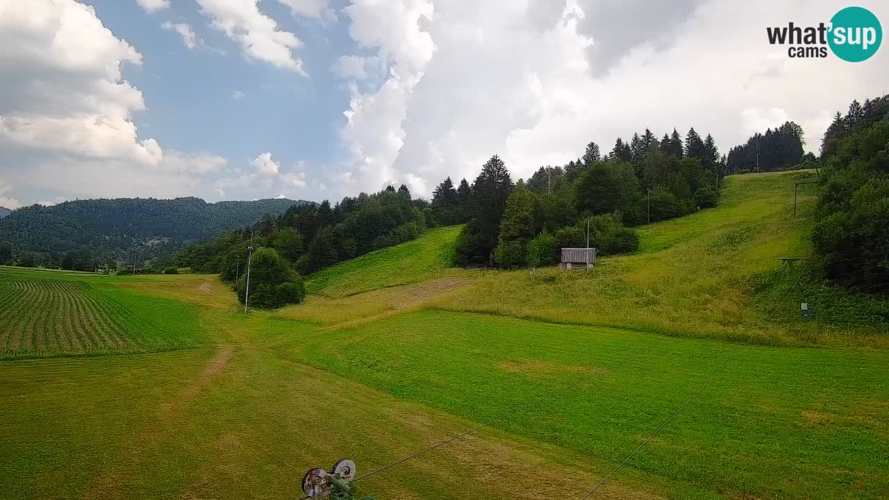 Webcam Smučišče Senožeta – Station de ski à Srednja Vas près de Bohinj