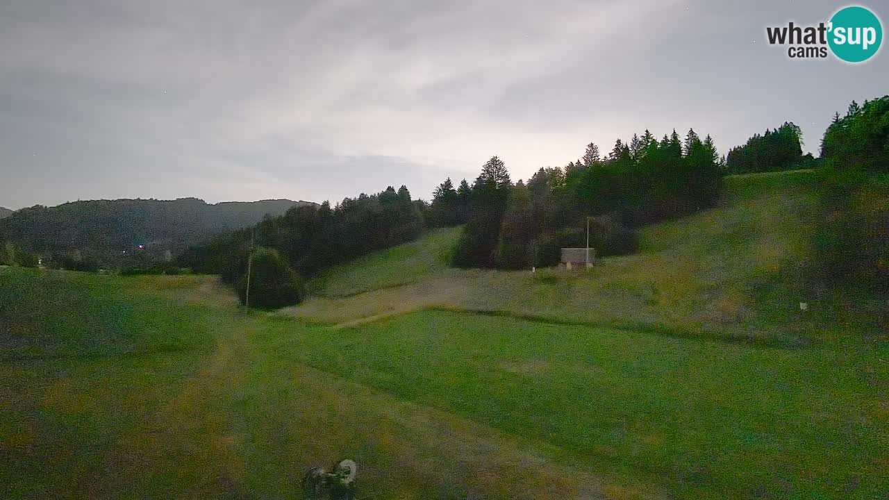 Webcam Smučišče Senožeta – Station de ski à Srednja Vas près de Bohinj