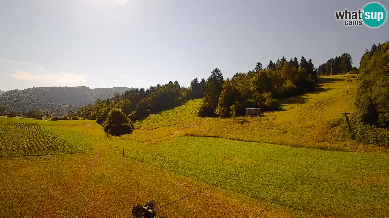 Cámara web Smučišče Senožeta – Estación de esquí en Srednja Vas cerca de Bohinj