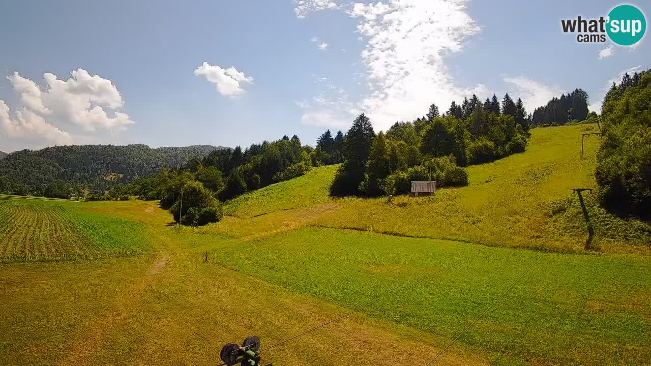 Cámara web Smučišče Senožeta – Estación de esquí en Srednja Vas cerca de Bohinj