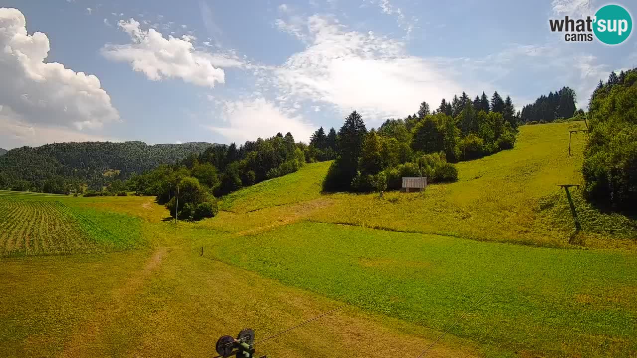 Webcam Smučišče Senožeta – Station de ski à Srednja Vas près de Bohinj