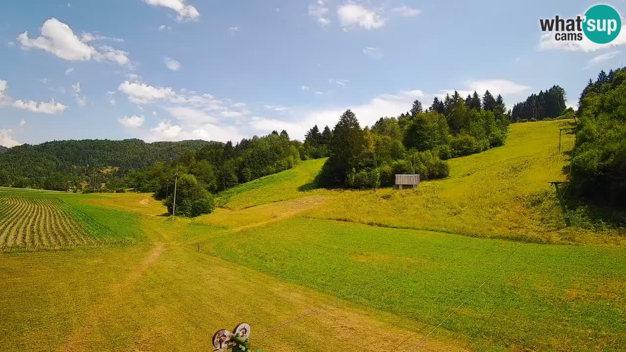 Spletna kamera Smučišče Senožeta – smučarsko središče v Srednji vasi pri Bohinju