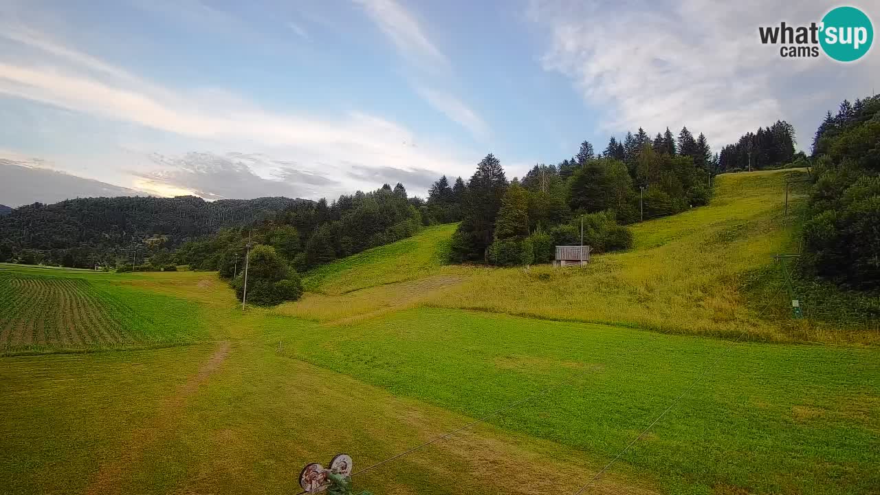Cámara web Smučišče Senožeta – Estación de esquí en Srednja Vas cerca de Bohinj