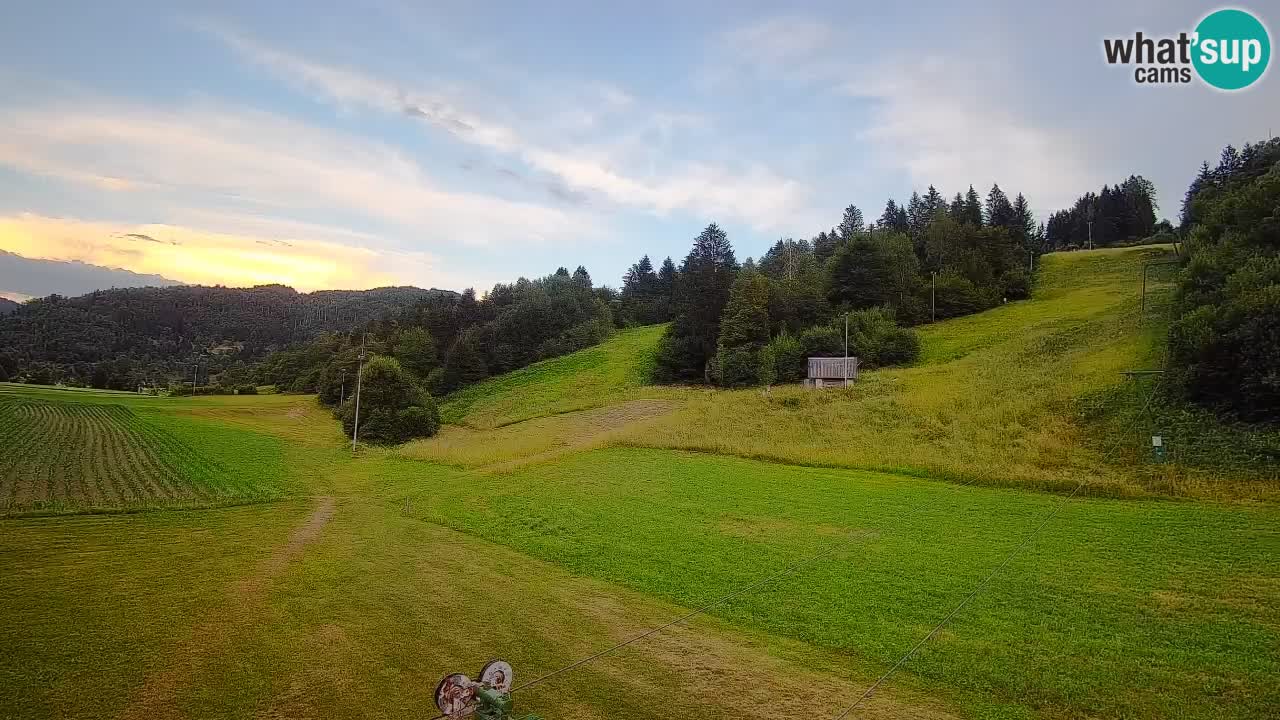 Webcam Smučišče Senožeta – Stazione sciistica a Srednja Vas vicino Bohinj