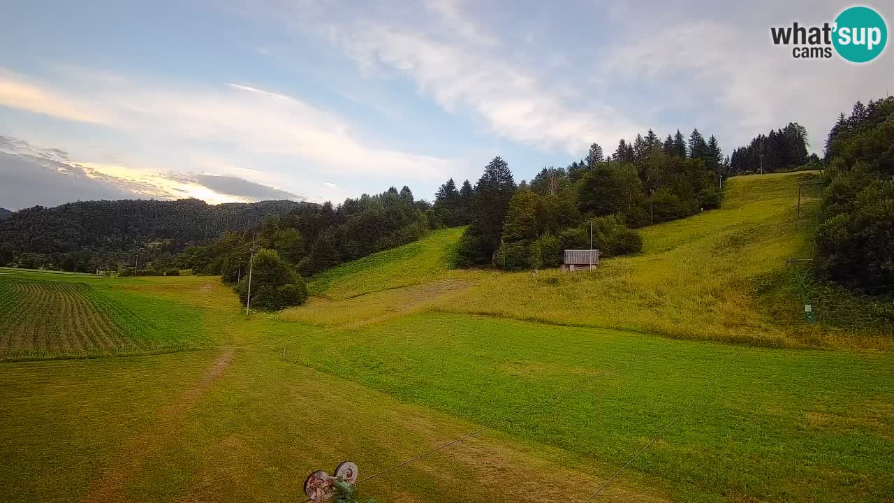 Cámara web Smučišče Senožeta – Estación de esquí en Srednja Vas cerca de Bohinj