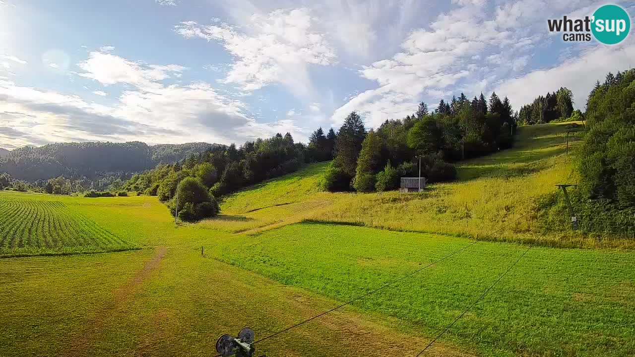Webcam Smučišče Senožeta – Ski Resort Live View near Bohinj