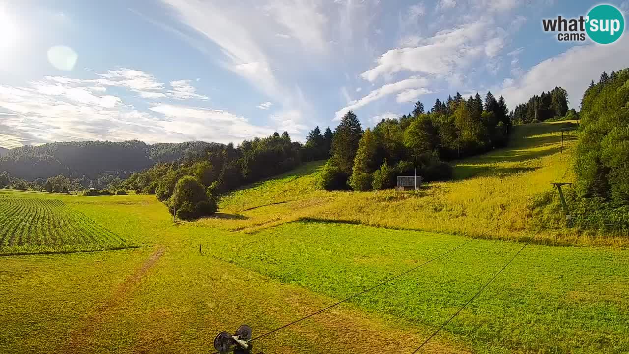 Cámara web Smučišče Senožeta – Estación de esquí en Srednja Vas cerca de Bohinj