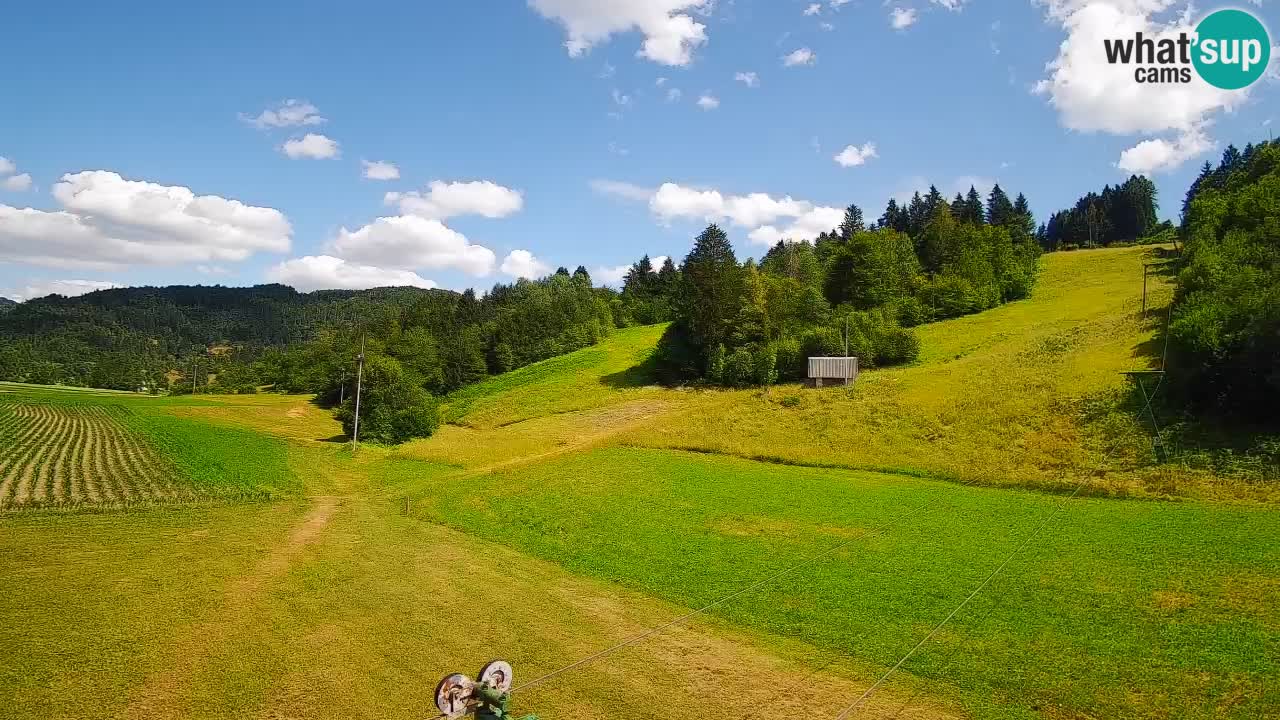 Webcam Smučišče Senožeta – Stazione sciistica a Srednja Vas vicino Bohinj