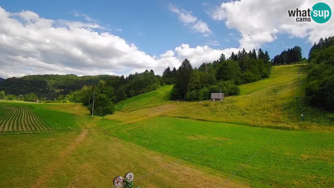 Web kamera Smučišče Senožeta – Skijalište u Srednjoj Vasi kod Bohinja