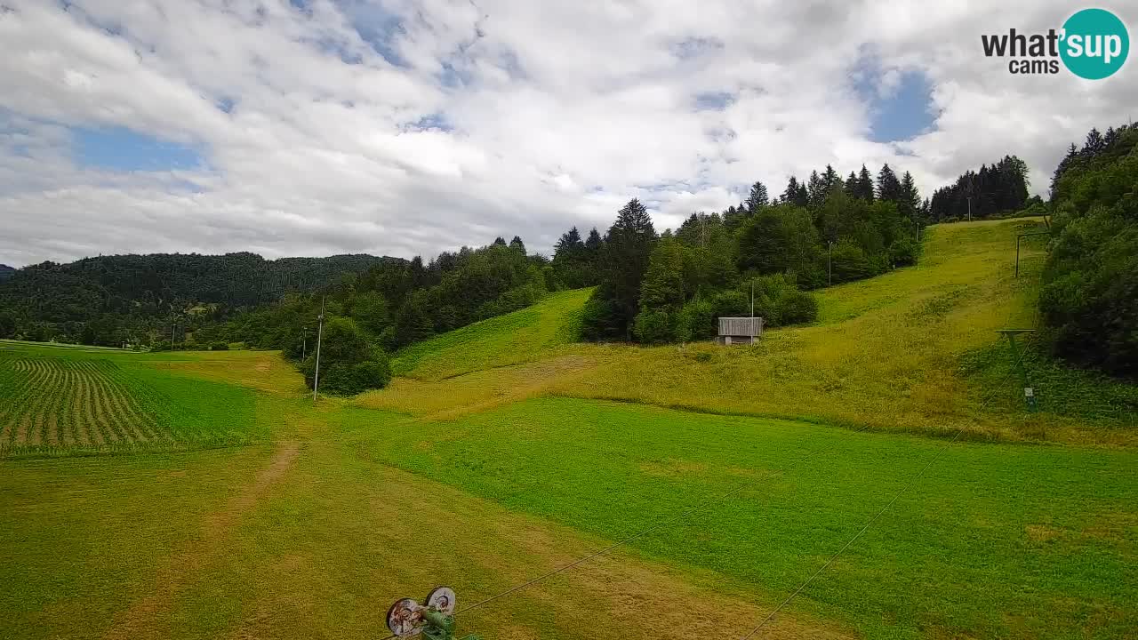 Cámara web Smučišče Senožeta – Estación de esquí en Srednja Vas cerca de Bohinj
