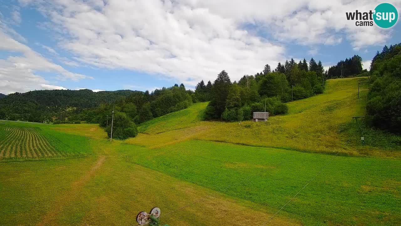 Webcam Smučišče Senožeta – Stazione sciistica a Srednja Vas vicino Bohinj